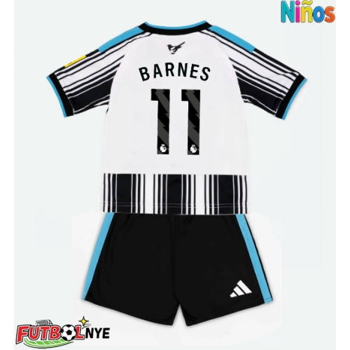 Camiseta Newcastle United Harvey Barnes #11 Primera Equipación para niños 2026-27 manga corta (+ pantalones cortos)